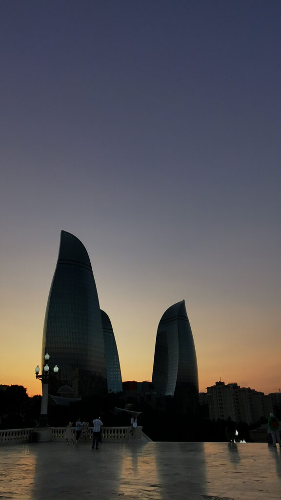 Baku flame towers